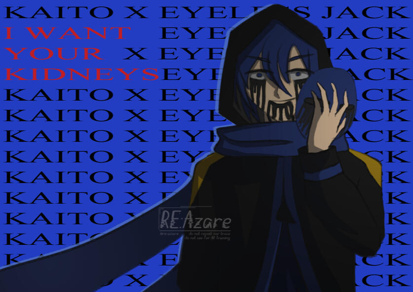 HALLOWEEN ART: "KAITO x Eyeless Jack